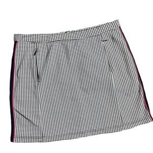 248- Latrge Tail Tech Performance black and white gingham skort